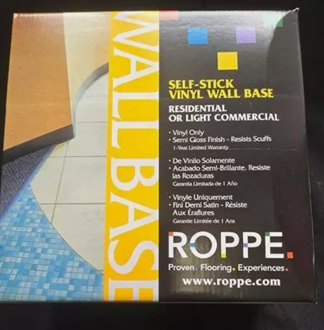 Roppe Self Stick Vinyl Wall Base Semi Gloss 4